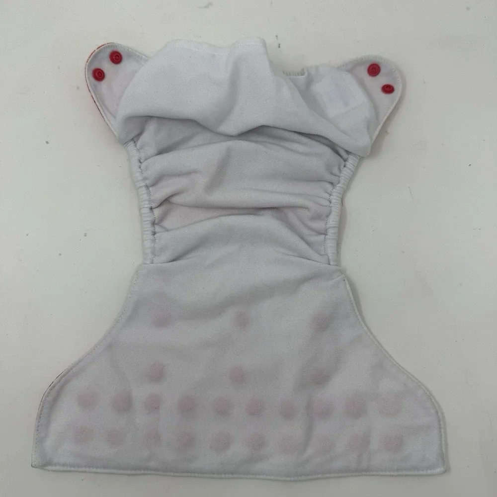 Mama Koala One Size Pocket Cloth Diaper With One‎ Insert Orange Teal Pink